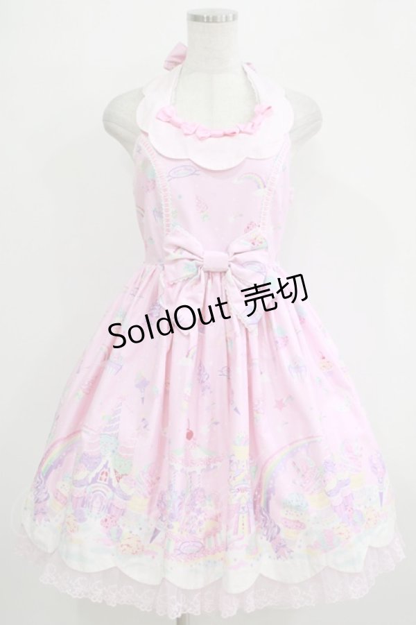 画像1: Angelic Pretty / MilkyPlanetジャンパースカートSet Free ピンク H-25-11-06-002-AP-OP-NS-ZH (1)