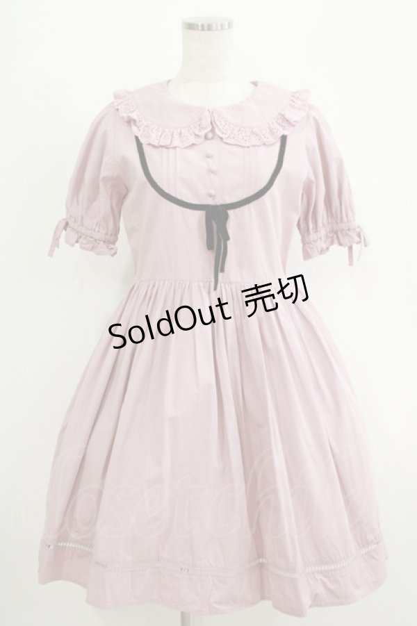 画像1: Ank Rouge / ヨーク切替ワンピース M ピンク H-25-11-06-020-CA-OP-NS-ZH (1)