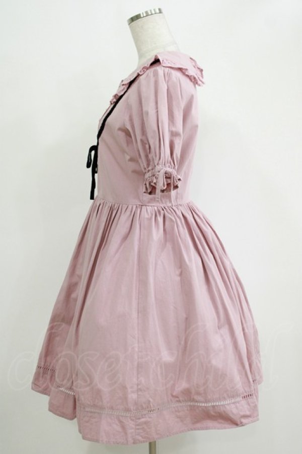 画像2: Ank Rouge / ヨーク切替ワンピース M ピンク H-25-11-06-020-CA-OP-NS-ZH (2)