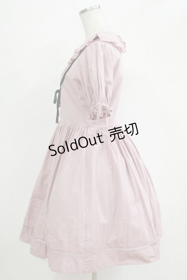 画像2: Ank Rouge / ヨーク切替ワンピース M ピンク H-25-11-06-020-CA-OP-NS-ZH (2)