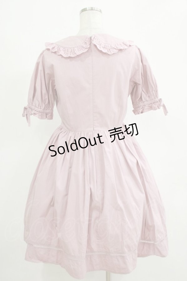 画像3: Ank Rouge / ヨーク切替ワンピース M ピンク H-25-11-06-020-CA-OP-NS-ZH (3)