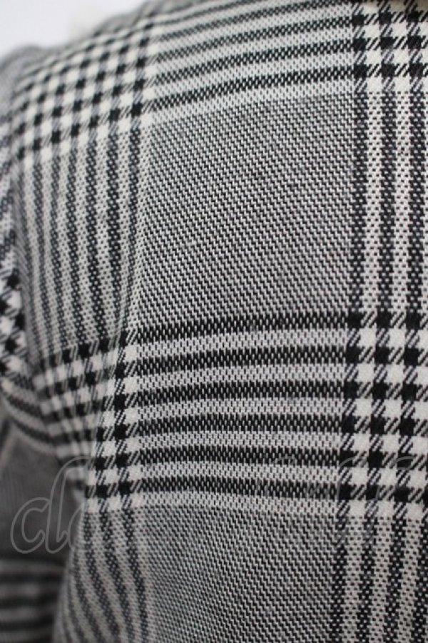 画像4: Ank Rouge / チェック柄ヨークフリルSET/UPワンピース M ブラック H-25-11-06-021-CA-OP-NS-ZH (4)