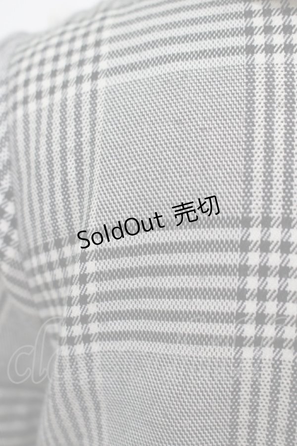 画像4: Ank Rouge / チェック柄ヨークフリルSET/UPワンピース M ブラック H-25-11-06-021-CA-OP-NS-ZH (4)