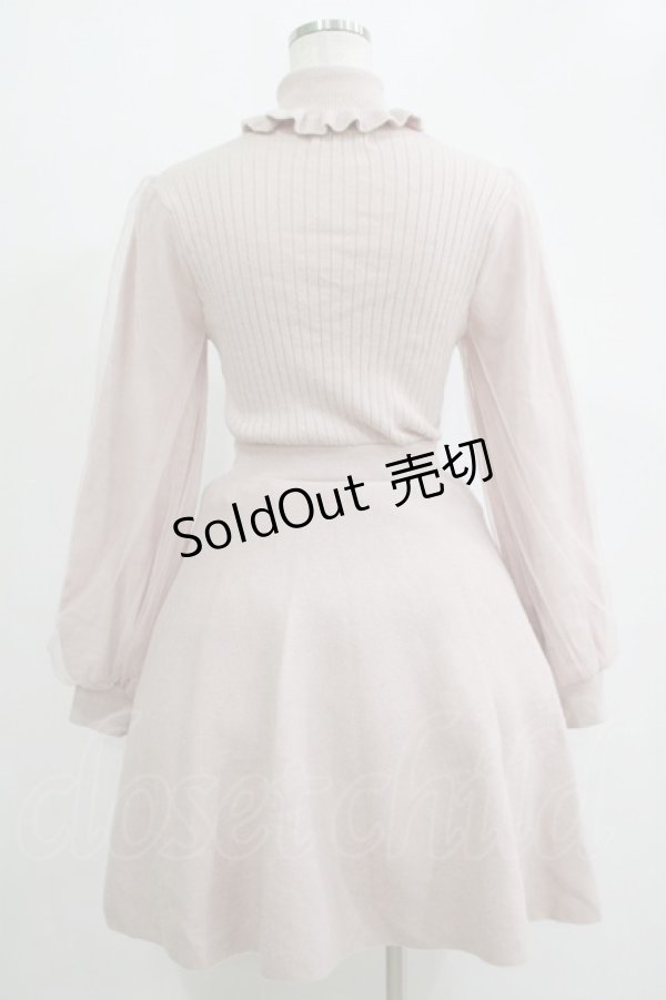 画像3: Ank Rouge / ハイネックニットワンピース M ピンク H-25-11-06-022-CA-OP-NS-ZH (3)