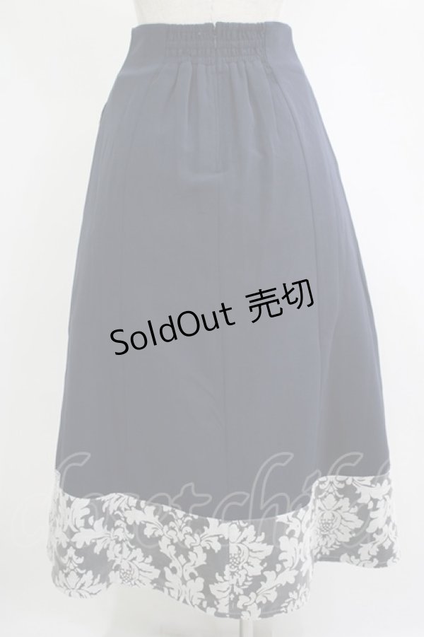 画像3: axes femme / オパール切替ペンシルスカート Free ネイビー H-25-11-06-024-AX-SK-NS-ZH (3)