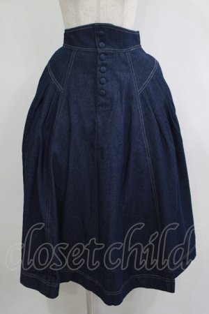画像: an another angelus / サイドタックデニムフレアースカート Free INDIGO H-25-11-06-026-CA-SK-NS-ZH