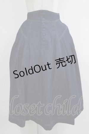 画像: an another angelus / サイドタックデニムフレアースカート Free INDIGO H-25-11-06-026-CA-SK-NS-ZH