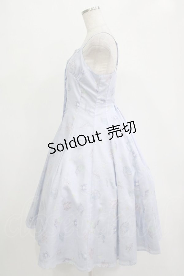 画像2: Emily Temple cute / Mystical Seaフレアワンピース  モーヴパープル H-25-11-07-003-ET-OP-KB-ZT467 (2)