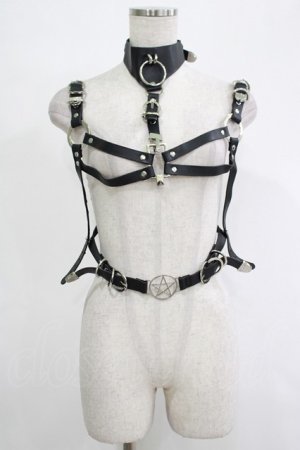 画像: KILL STAR / ベルトハーネス  黒 H-25-11-07-028-SL-ZA-KB-ZH