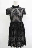 画像1: KILL STAR / レースワンピース S ブラック H-25-11-07-031-SL-OP-KB-ZH (1)
