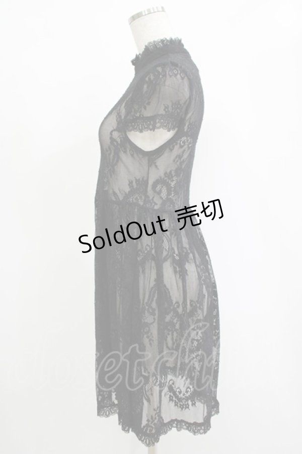 画像2: KILL STAR / レースワンピース S ブラック H-25-11-07-031-SL-OP-KB-ZH (2)