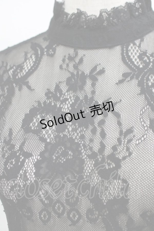 画像4: KILL STAR / レースワンピース S ブラック H-25-11-07-031-SL-OP-KB-ZH (4)