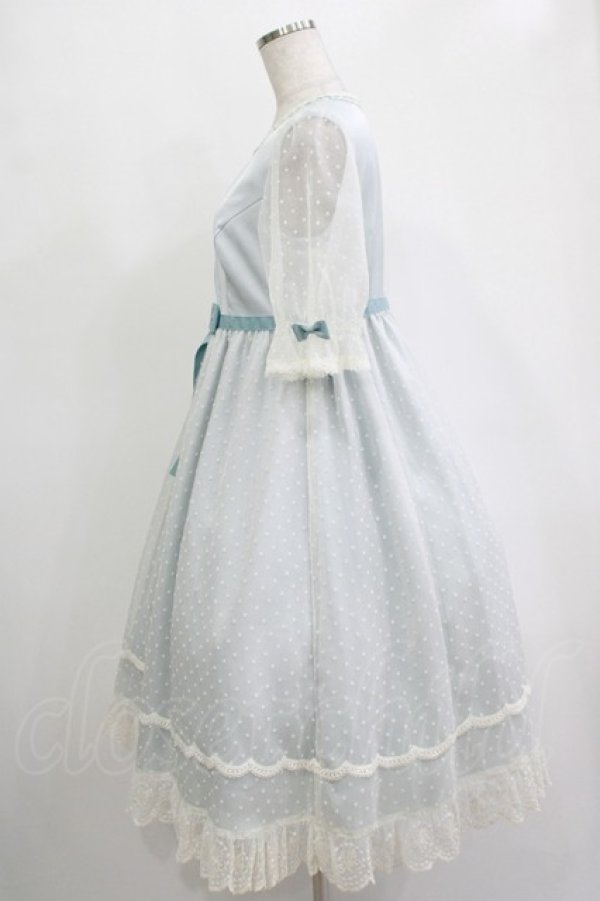 画像2: Melody BasKet / Snow Whiteドレス  サックス H-25-11-07-004-LO-OP-KB-ZH (2)