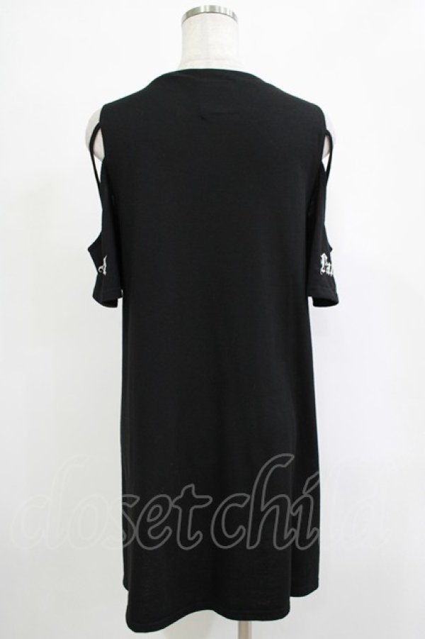 画像3: LISTEN FLAVOR / 黒薔薇の堕天使オープンショルダーレースアップワンピース  ブラック H-25-11-07-039-PU-TO-KB-ZT455 (3)