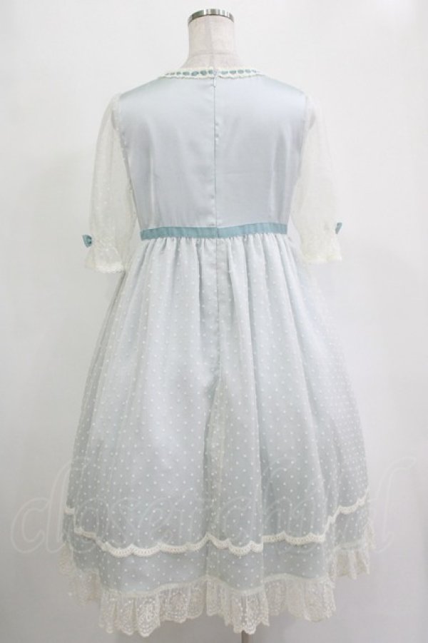 画像3: Melody BasKet / Snow Whiteドレス  サックス H-25-11-07-004-LO-OP-KB-ZH (3)