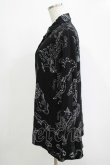 画像2: DISTURBIA / 総柄シャツ UK8 ブラック H-25-11-07-043-PU-BL-KB-ZH (2)