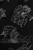 画像4: DISTURBIA / 総柄シャツ UK8 ブラック H-25-11-07-043-PU-BL-KB-ZH (4)