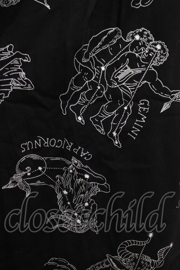 画像4: DISTURBIA / 総柄シャツ UK8 ブラック H-25-11-07-043-PU-BL-KB-ZH (4)