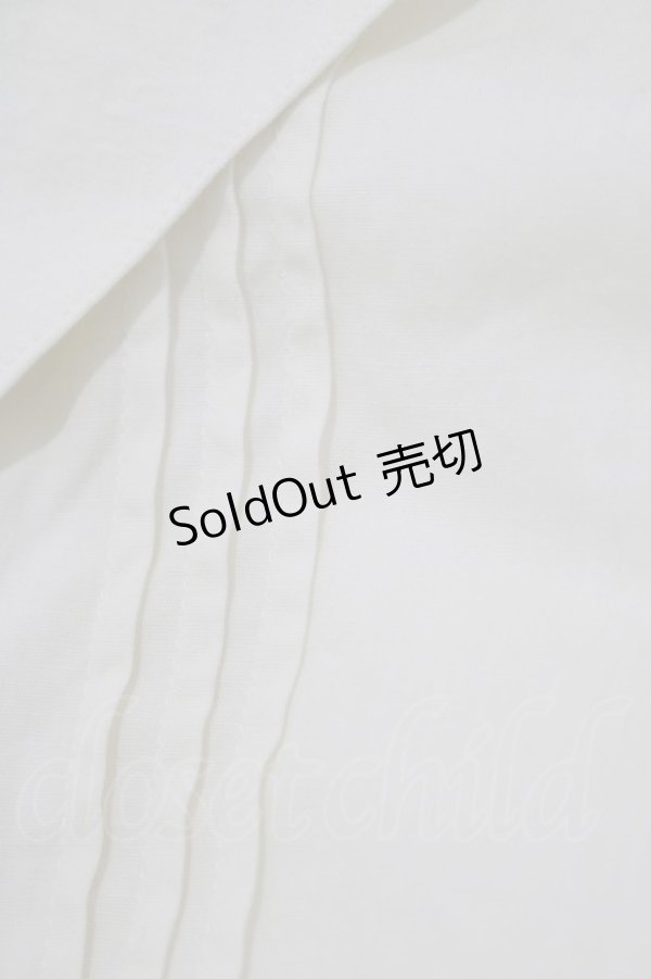 画像5: ATELIER PIERROT / ピンタックブラウス  アイボリー H-25-11-07-048-EL-BL-KB-ZH (5)