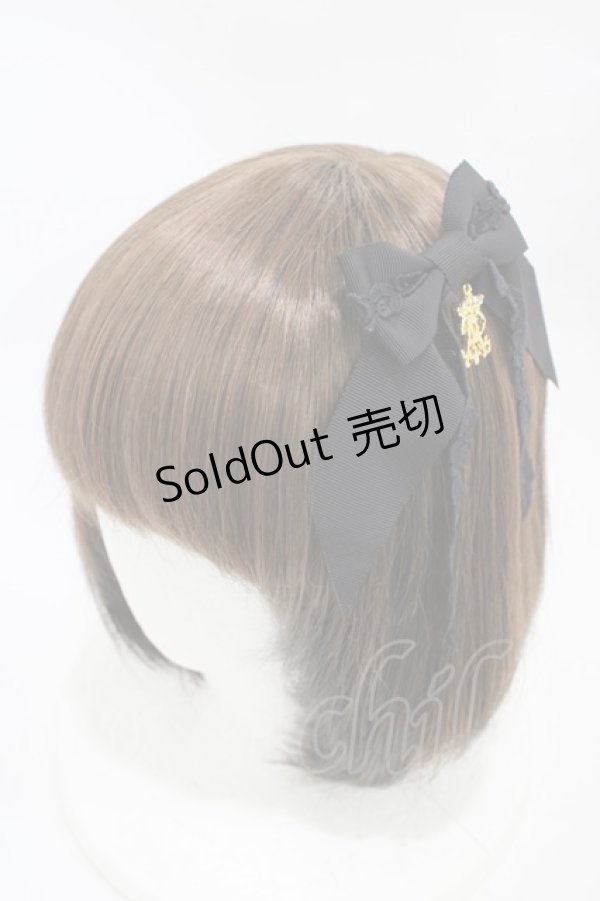 画像1: ALICE and the PIRATES / A/Pゆらゆらリボンコーム  ブラック H-25-11-07-1004-PA-ZA-NS-ZH (1)