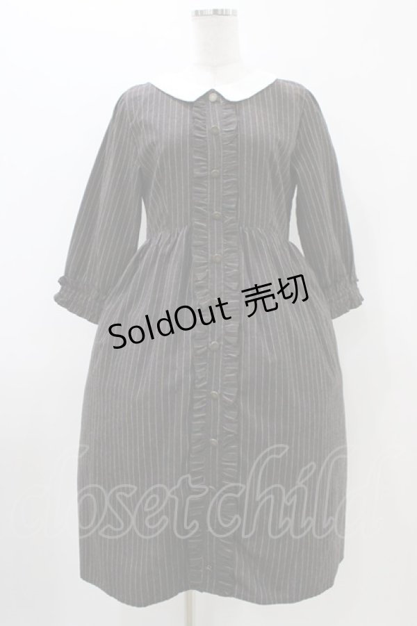 画像1: mayla classic / Laprinp girls' schoolレジメンタルワンピース Free ブラウン H-25-11-07-1031-0-OP-NS-ZH (1)