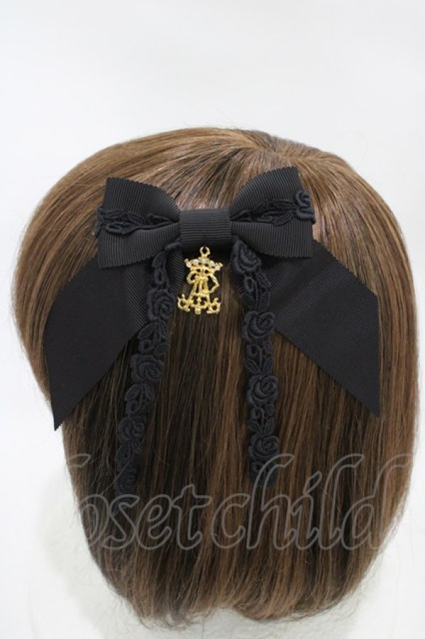 画像2: ALICE and the PIRATES / A/Pゆらゆらリボンコーム  ブラック H-25-11-07-1004-PA-ZA-NS-ZH (2)