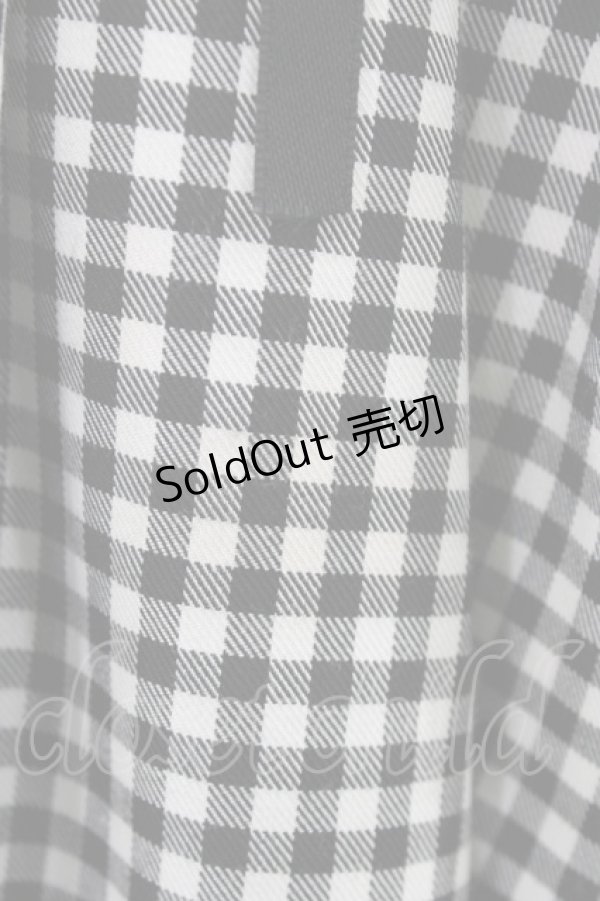 画像3: Ank Rouge / ギンガムスピンドルキャミワンピース M ブラック H-25-11-07-1035-CA-OP-NS-ZH (3)