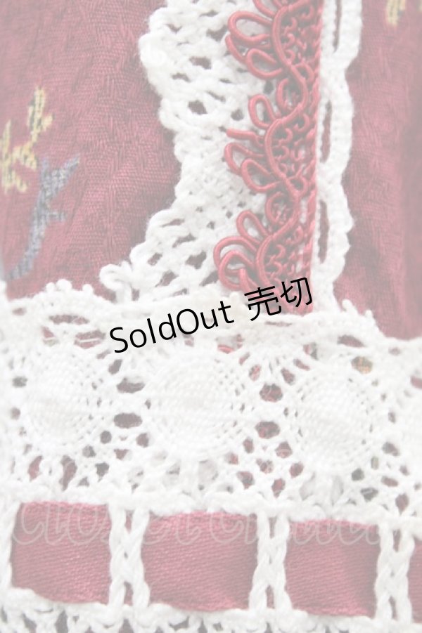 画像3: BABY,THE STARS SHINE BRIGHT / ローズゴブランプリントスカート Free エンジ H-25-11-07-1038-BA-SK-NS-ZH (3)