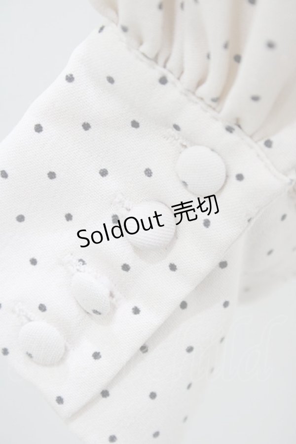 画像3: An MILLE / ドットブラウス Free ピンク H-25-11-07-1051-EL-BL-NS-ZH (3)