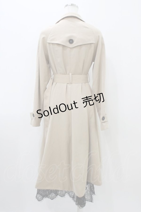 画像2: EATME / 2WAYロングフレアトレンチコート Free ベージュ H-25-11-07-1059-LO-CO-NS-ZH (2)