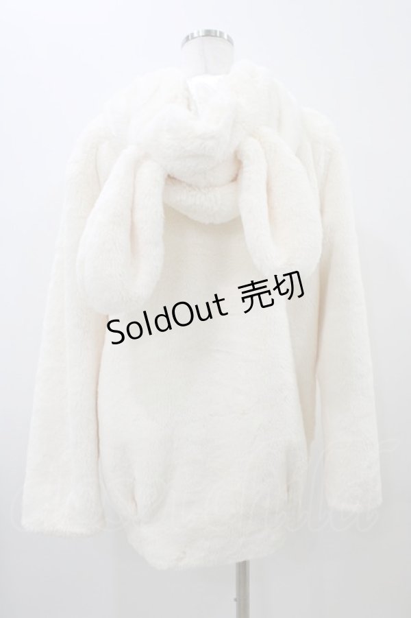 画像2: Ank Rouge / うさみみファーコート M オフ H-25-11-07-1061-CA-CO-NS-ZH (2)