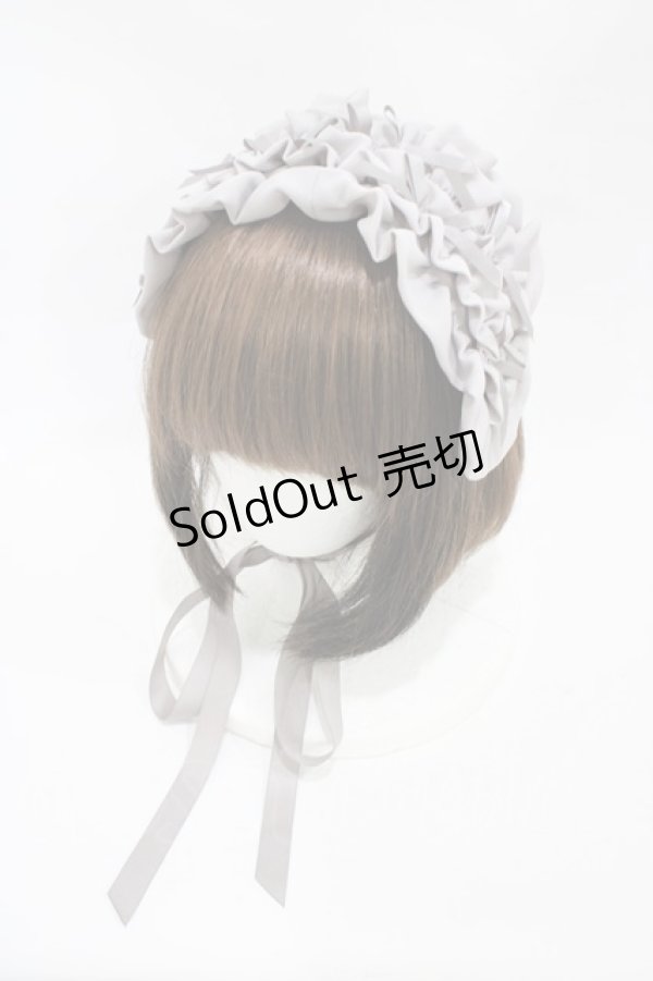 画像1: axes femme kawaii / プチリボンヘッドドレス  グレー H-25-11-07-1013-AX-AC-NS-ZH (1)