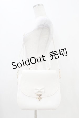 画像: axes femme POETIQUE / クラシカル型押しバッグ  生成り H-25-11-07-1014-AX-BG-NS-ZH