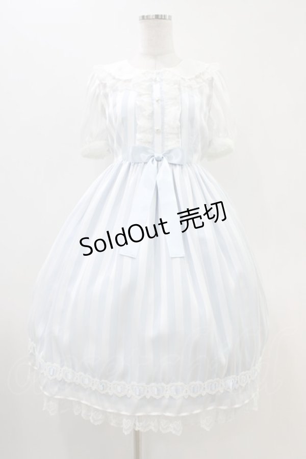 画像1: Angelic Pretty / Vintage Tulleワンピース Free サックス H-25-11-07-1019-AP-OP-NS-ZH (1)