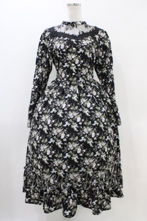 画像: Kurumi Collaboration / KRハナジゴスリーブワンピース M ブラック H-25-11-07-1024-0-OP-NS-ZH