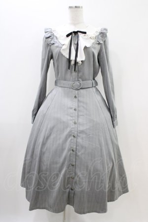 画像: Secret Honey / ヨークフリルラッフル付ワンピース Free グレー H-25-11-07-1025-CA-OP-NS-ZH