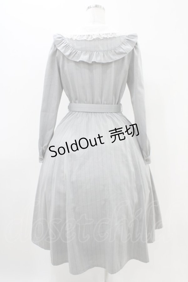 画像2: Secret Honey / ヨークフリルラッフル付ワンピース Free グレー H-25-11-07-1025-CA-OP-NS-ZH (2)