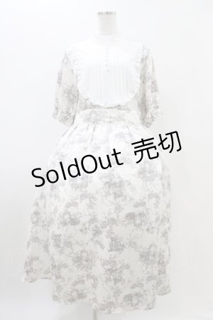 画像: m petit by misako / トワルドジュイワンピース LL オフ H-25-11-07-1028-LO-OP-NS-ZH