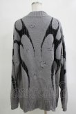 画像3: REFLEM / トライバルニットカーディガン  グレー H-25-11-07-057-PU-TO-KB-ZH (3)