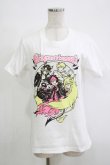 画像1: LISTEN FLAVOR / シンガンクリムゾンズの深紅色の心眼でこの澱んだ世界を見続ケル。Tシャツ M ホワイト H-25-11-07-063-PU-TO-KB-ZT455 (1)
