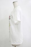 画像2: LISTEN FLAVOR / シンガンクリムゾンズの深紅色の心眼でこの澱んだ世界を見続ケル。Tシャツ M ホワイト H-25-11-07-063-PU-TO-KB-ZT455 (2)