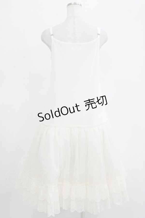 画像3: Melody BasKet / Melodyレースソフトパニエシュミーズ  アイボリー H-25-11-07-007-LO-OP-KB-ZH (3)