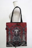 画像2: OZZ ANGELO / ワルプルギスの夜トートバッグ  ボルドー H-25-11-07-070-OO-BG-KB-ZH (2)