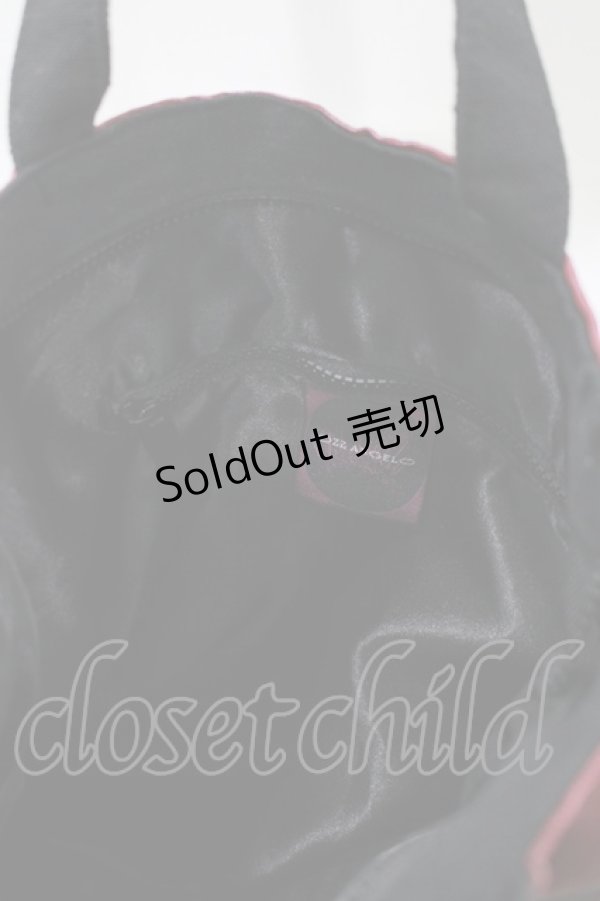 画像3: OZZ ANGELO / ワルプルギスの夜トートバッグ  ボルドー H-25-11-07-070-OO-BG-KB-ZH (3)