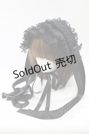 画像: Luxmira / プリーツレースのヘッドドレス”Femme fatale”  ブラック H-25-11-07-074-GO-AC-KB-ZH