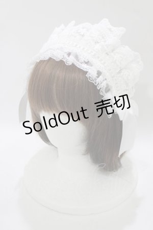 画像: MorunxMuunaStoik / ヘッドドレスクリップ  白 H-25-11-07-077-EL-AC-KB-ZH