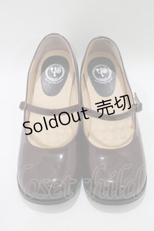 画像: YOSUKE / ストラップシューズ 23.5 ボルドー H-25-11-07-078-PU-SH-KB-ZH