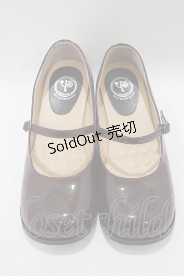 画像1: YOSUKE / ストラップシューズ 23.5 ボルドー H-25-11-07-078-PU-SH-KB-ZH (1)