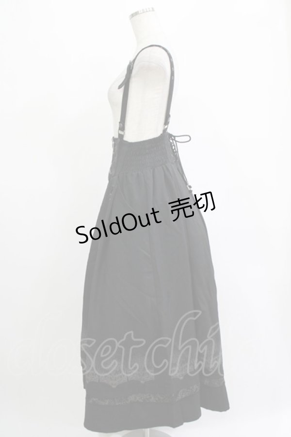 画像2: Ozz oneste / Pirates Roseロングスカート  黒 H-25-11-07-009-OO-SK-KB-ZH (2)