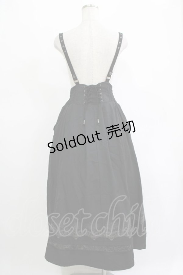 画像3: Ozz oneste / Pirates Roseロングスカート  黒 H-25-11-07-009-OO-SK-KB-ZH (3)